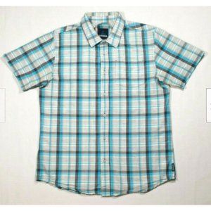 PRANA Men Plaid Casual Button Shirt 3214E1M